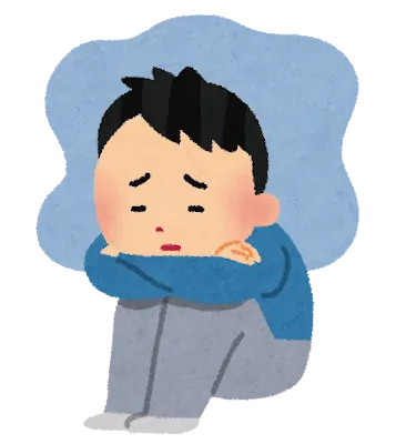 気分の波に悩む方のイラスト